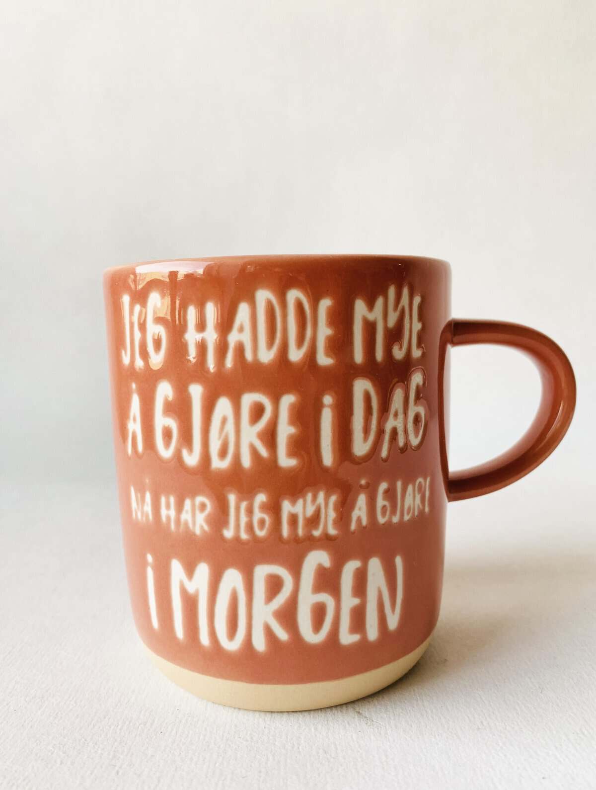 Jeg hadde mye å gjøre idag