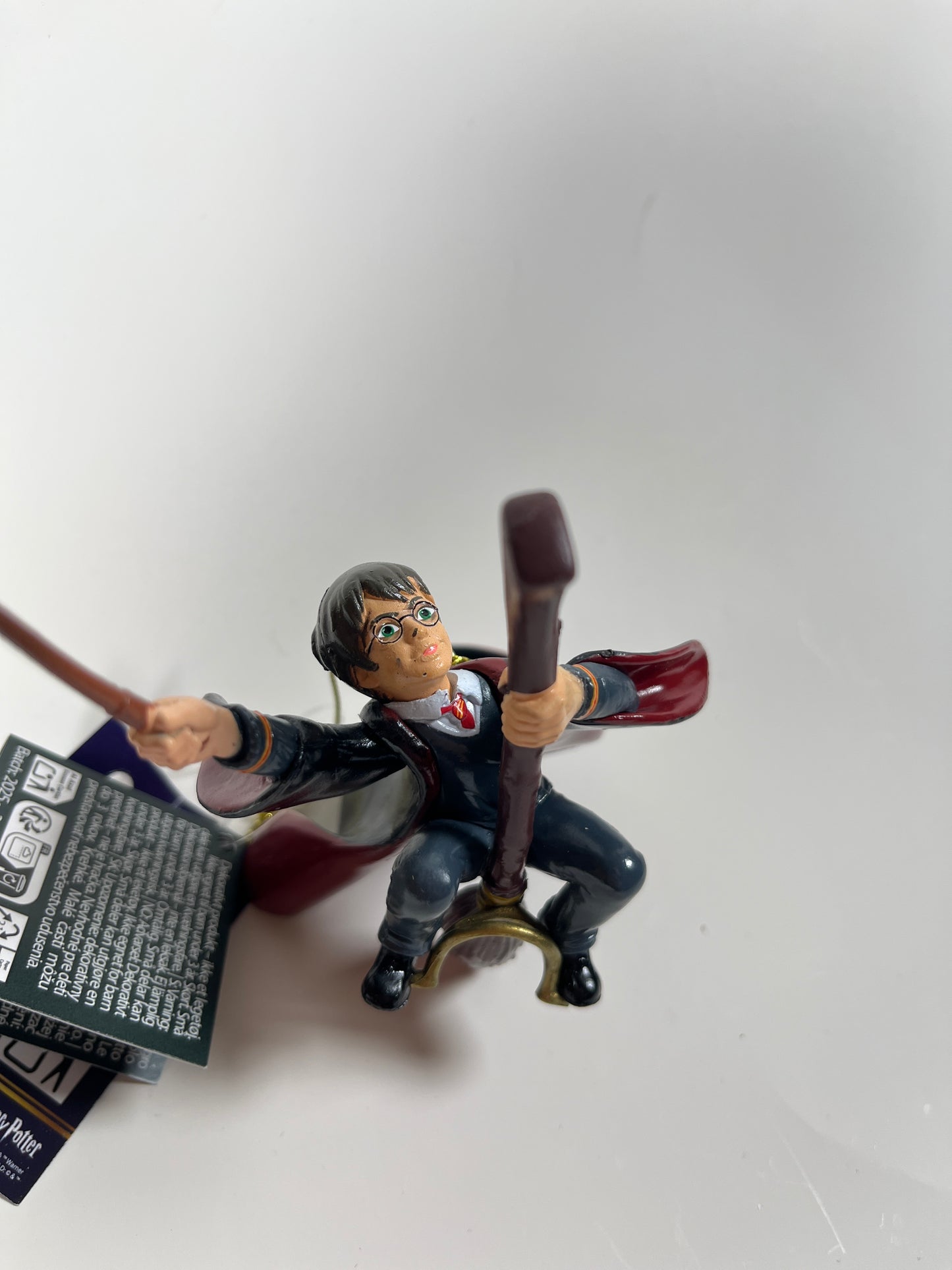 3D Harry Potter på kosteskaft 7cm