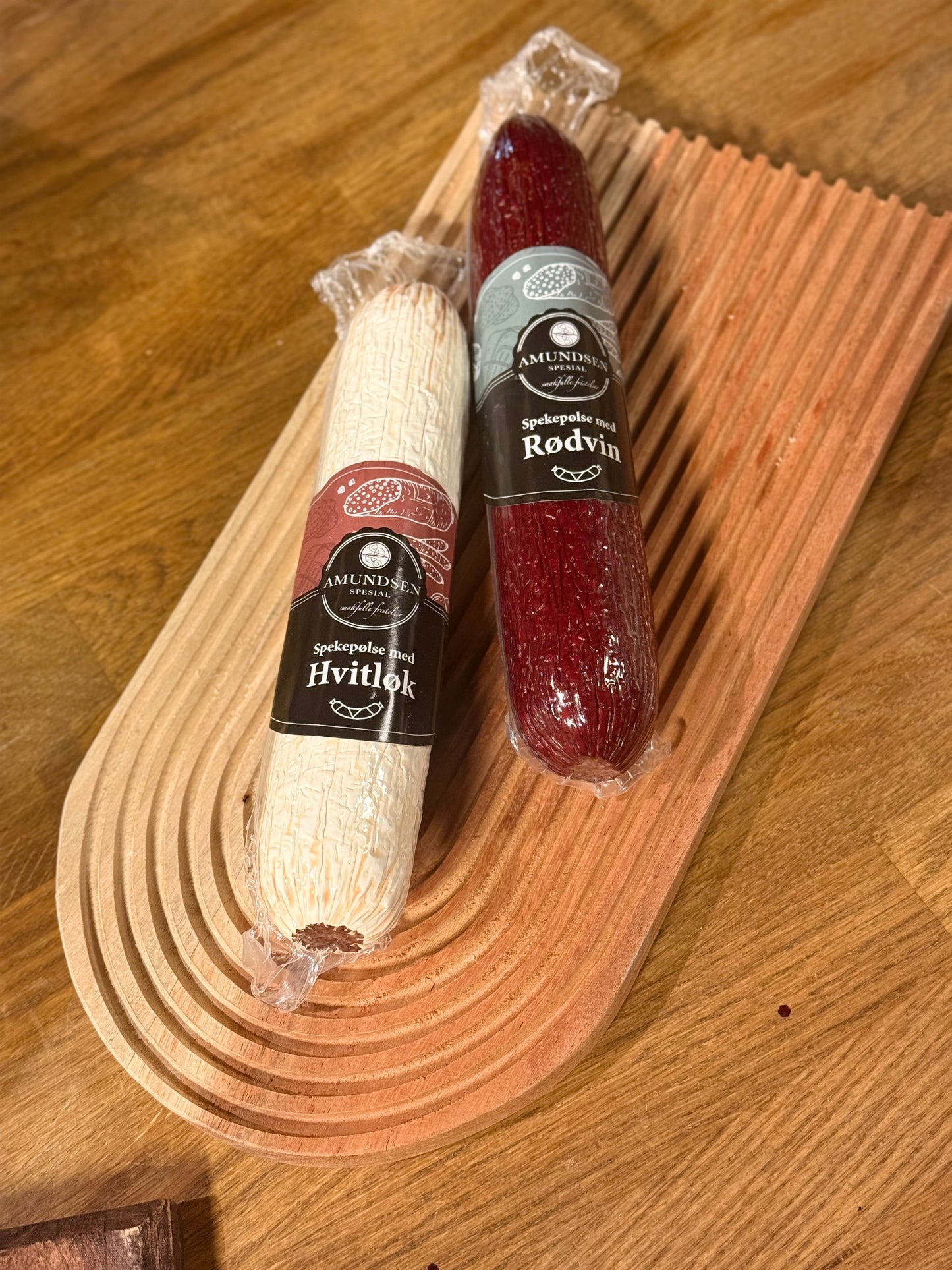 Spekepølse med rødvin