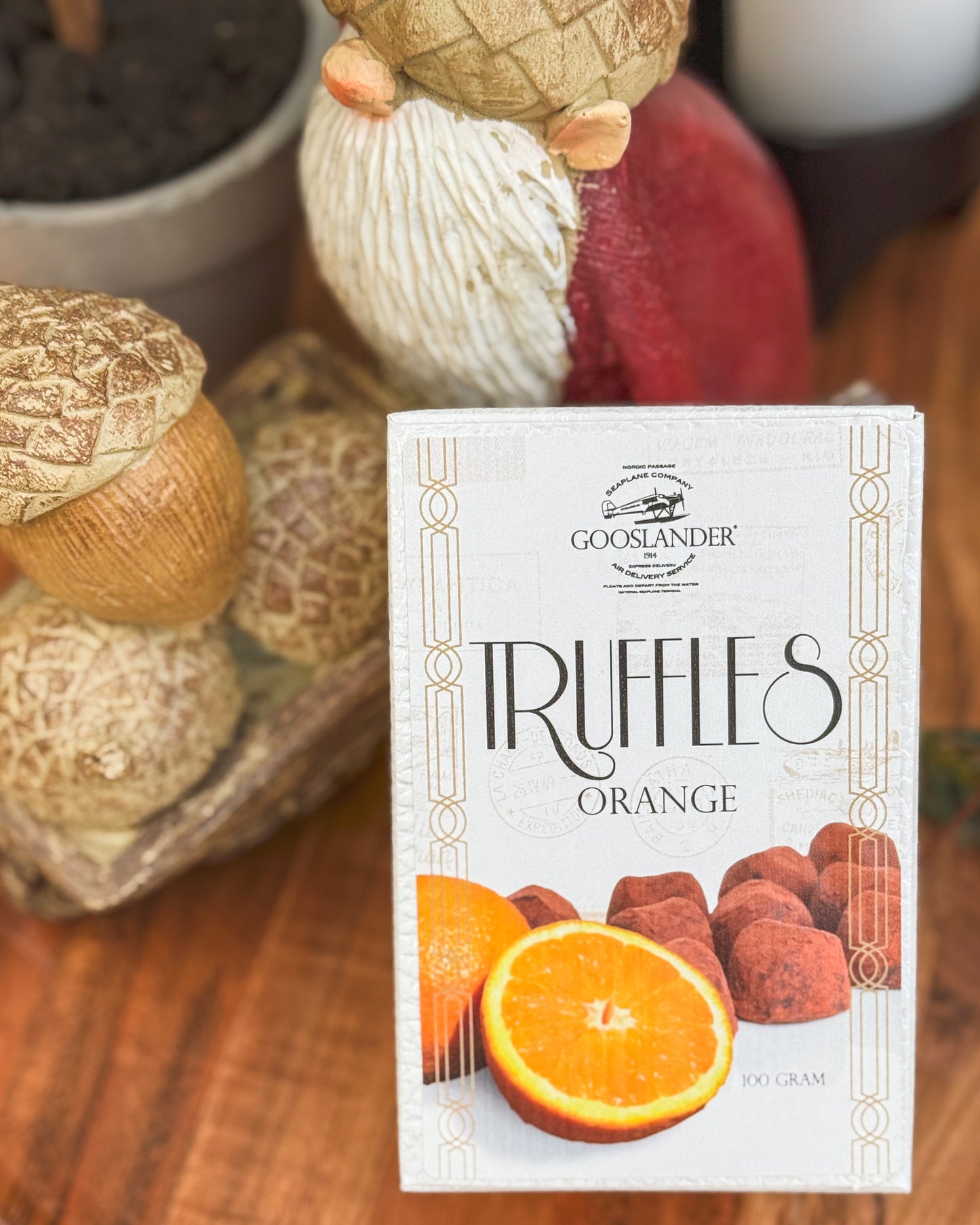 Sjokotrøfler Appelsin 100g