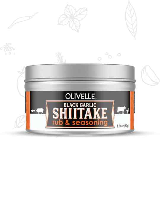Black garlic shiitake Rub