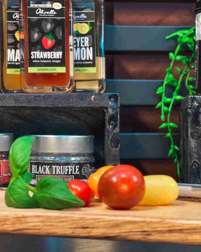 Black truffle infused sea salt