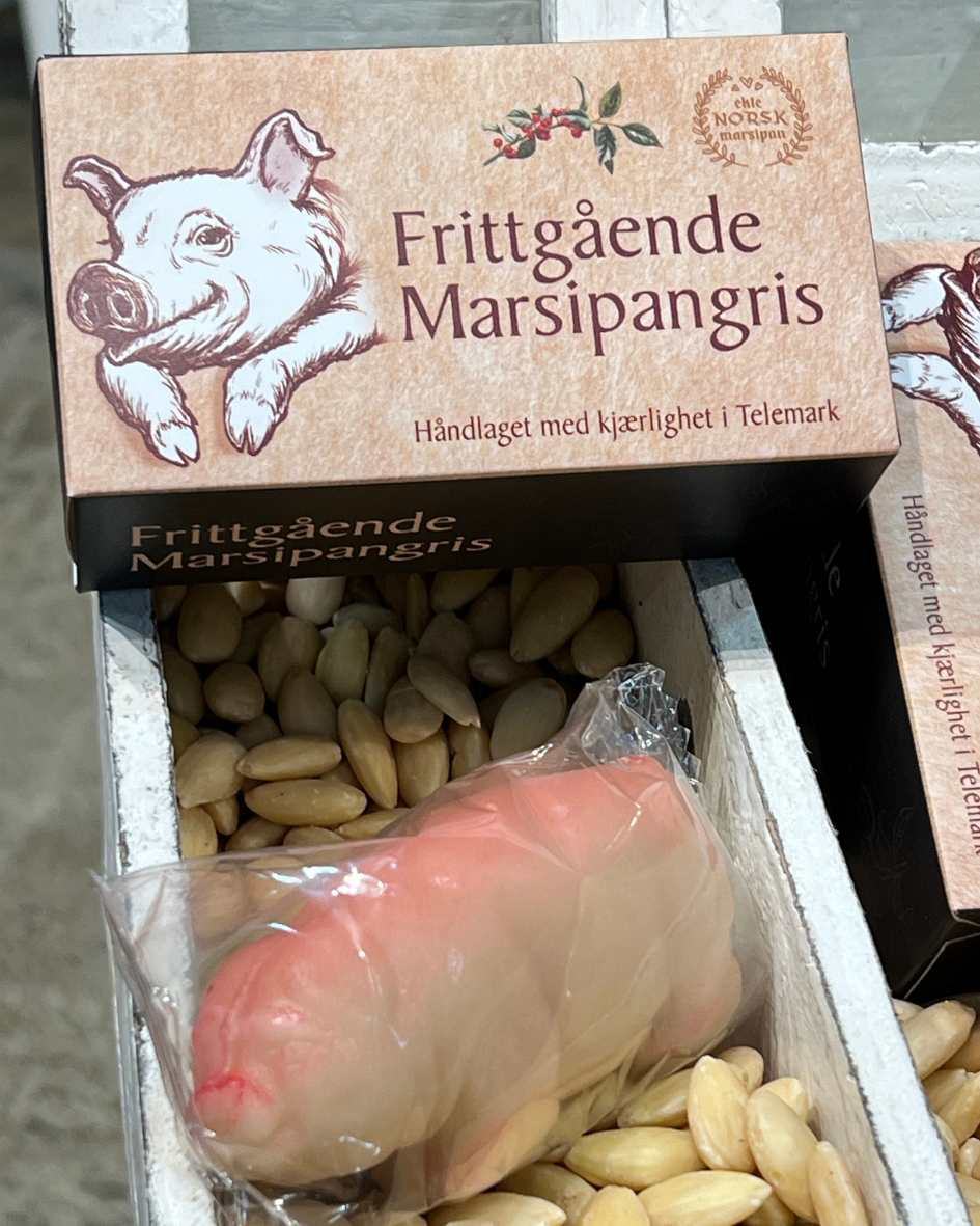 Frydas frittgående marsipangris 140g