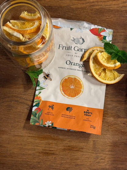 Frysetørkede appelsinskiver – 20 g