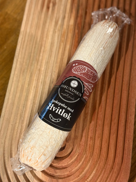 Spekepølse med hvitløk