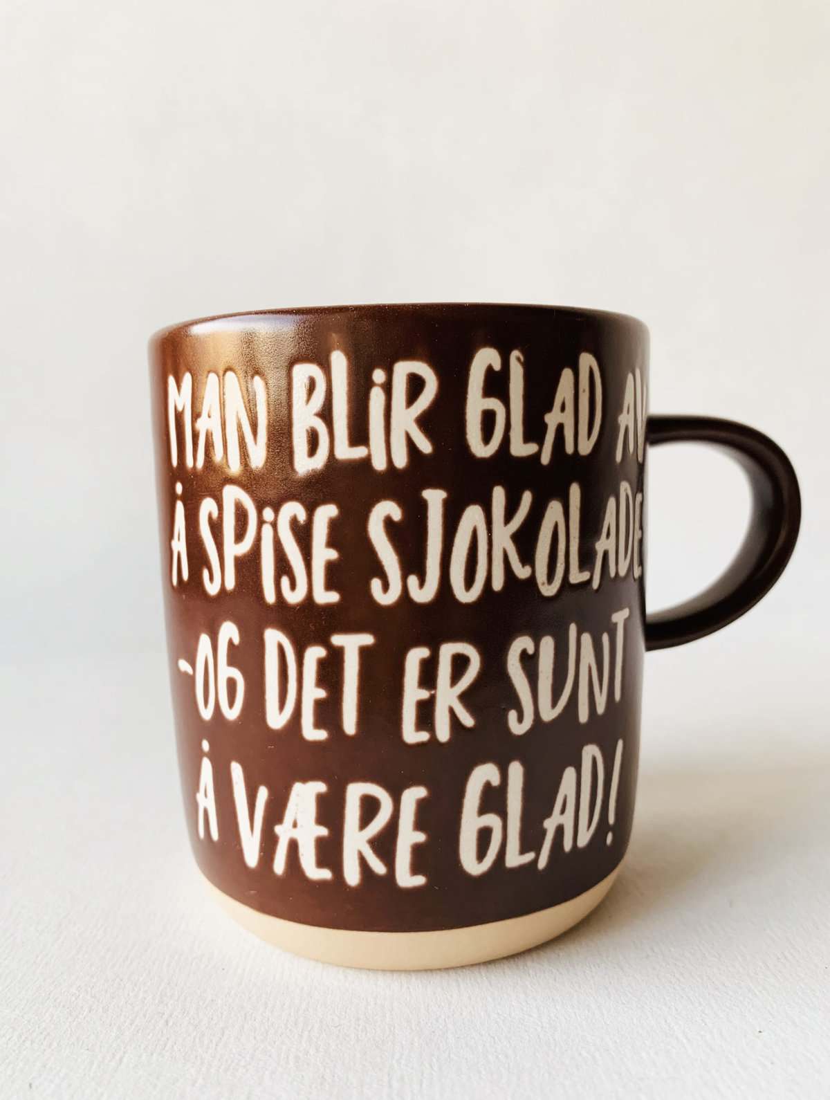 Man blir glad av sjokolade