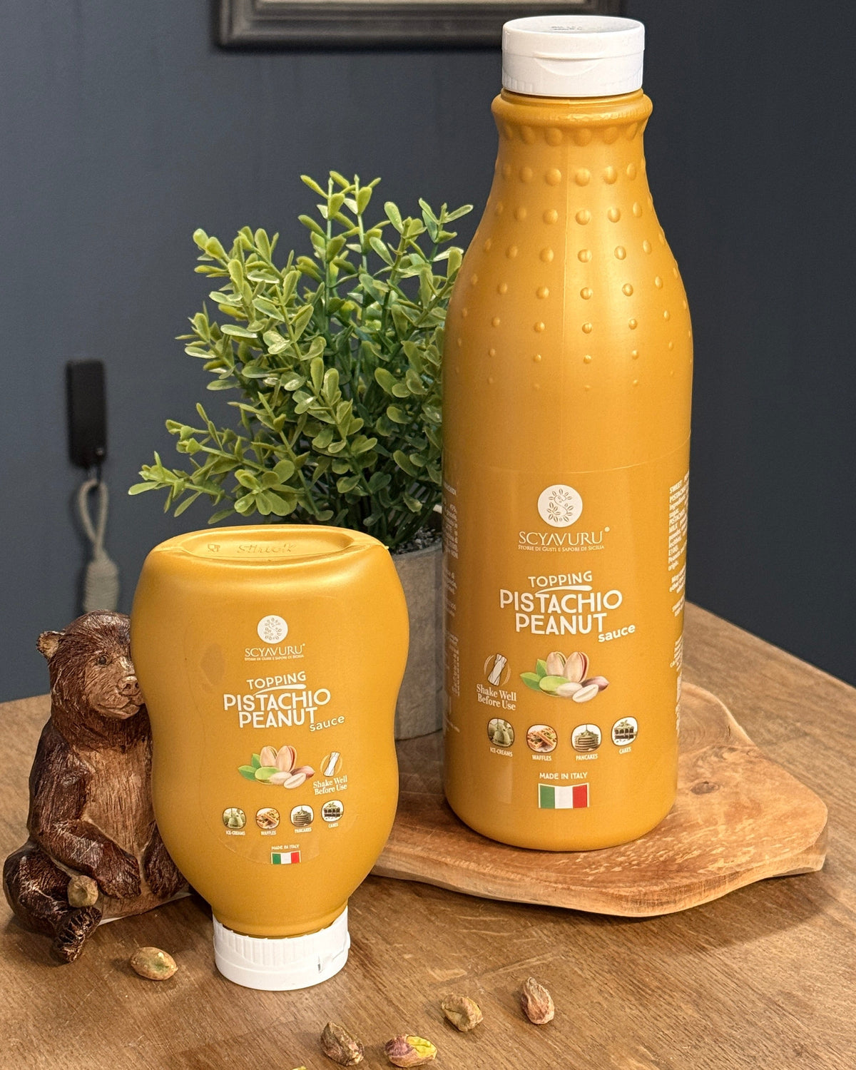 Pistasj & Peanøttsaus