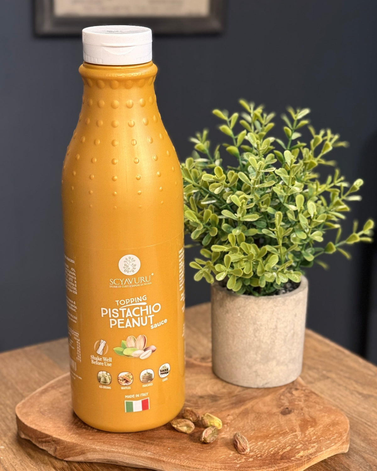 Pistasj & Peanøttsaus