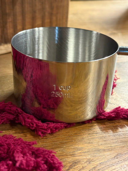 Målesett - Rustfritt & Mørk valnøtt