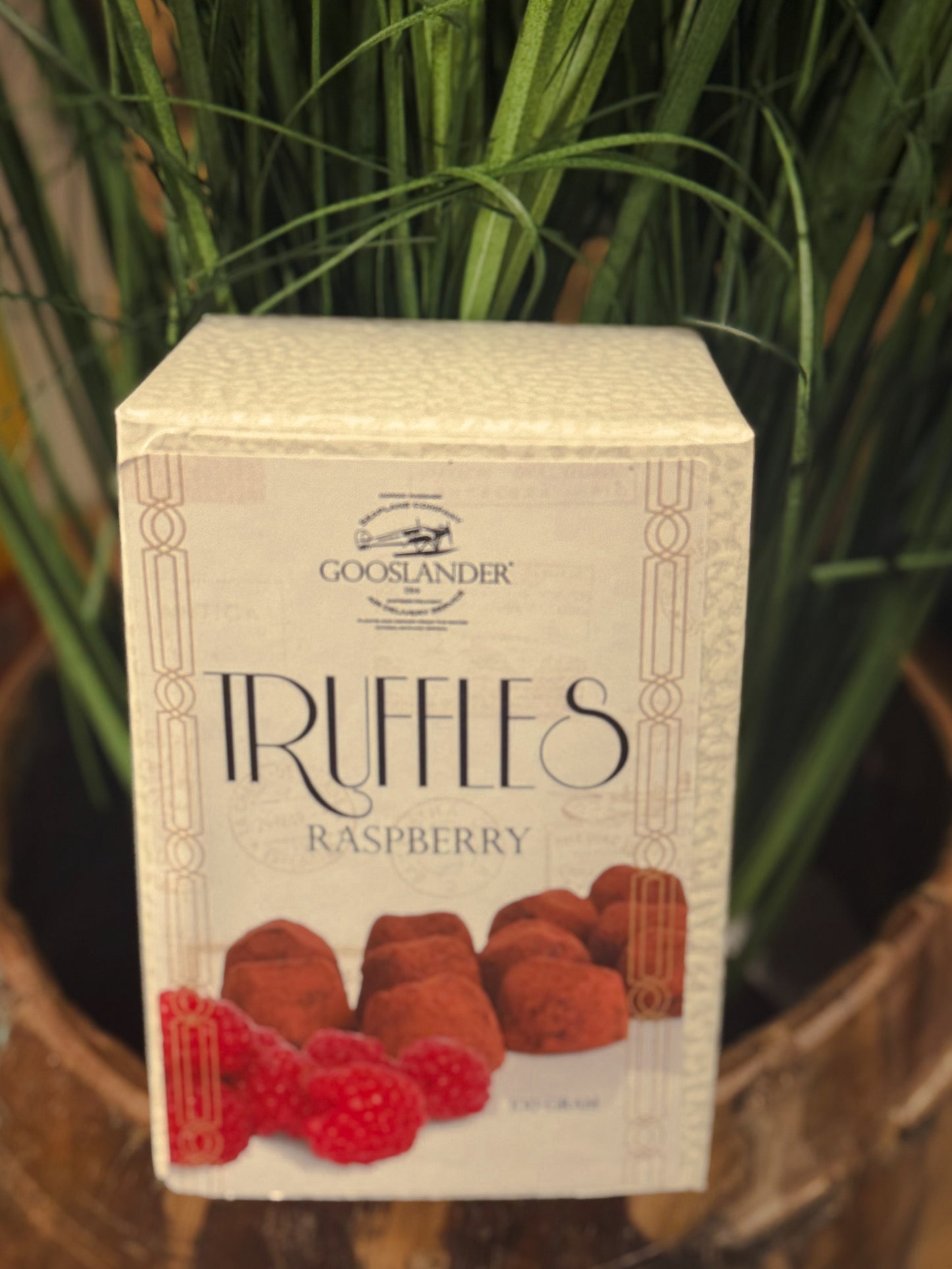 Sjokotrøfler Bringebær 100g