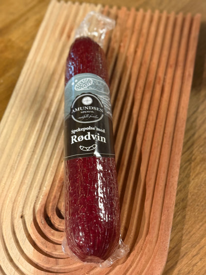 Spekepølse med rødvin