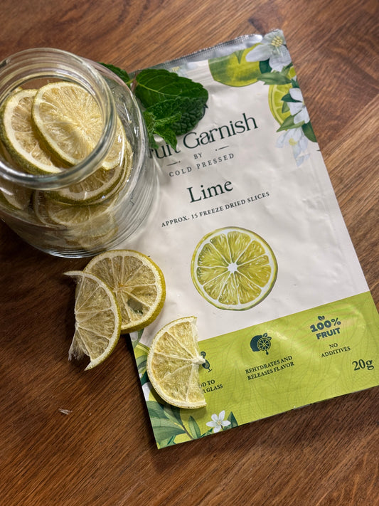 Frysetørkede limeskiver – 20 g