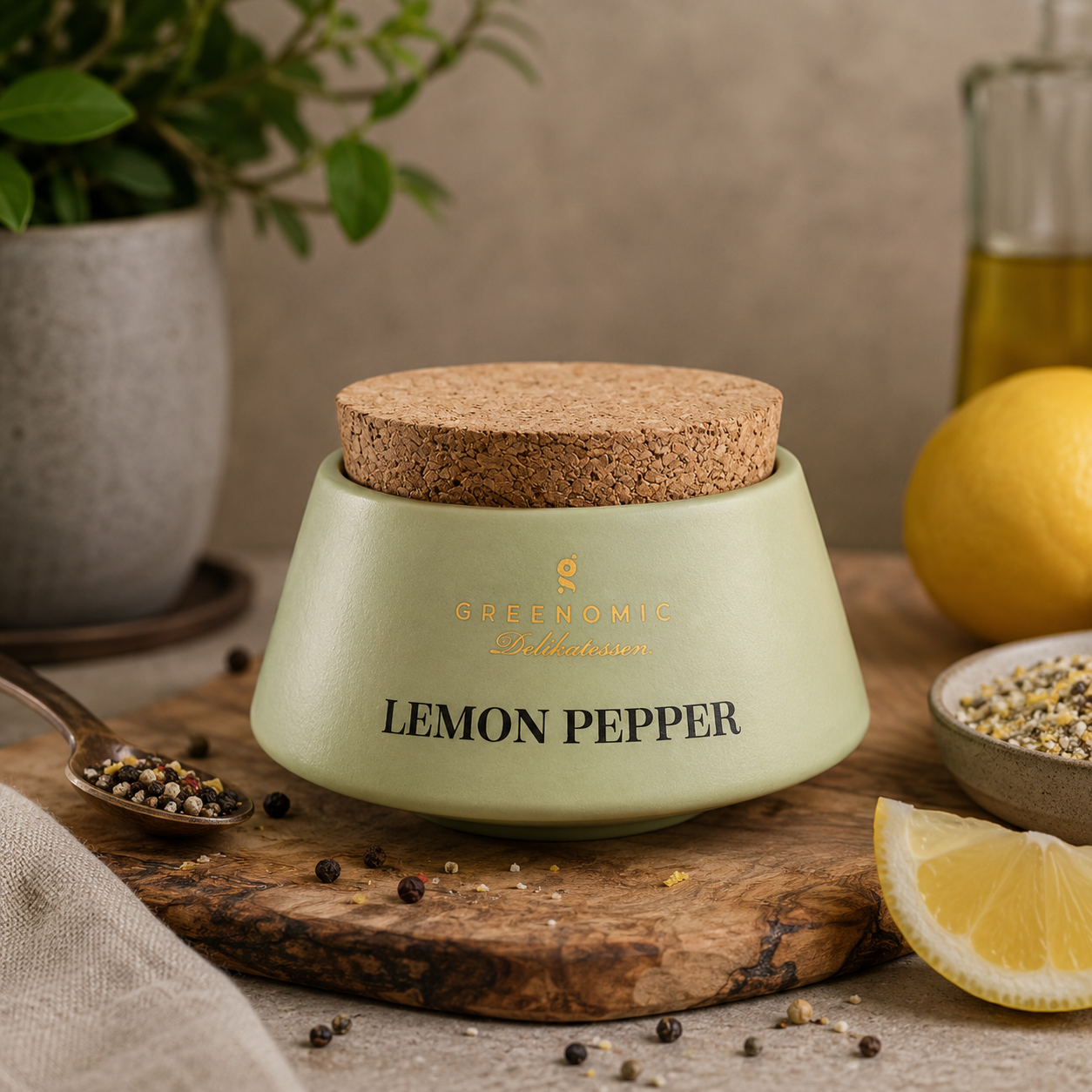 Lemon Pepper - japansk krydderkrukke