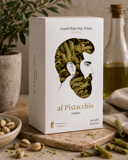 al Pistacchio Sicilano - pasta med pistasj