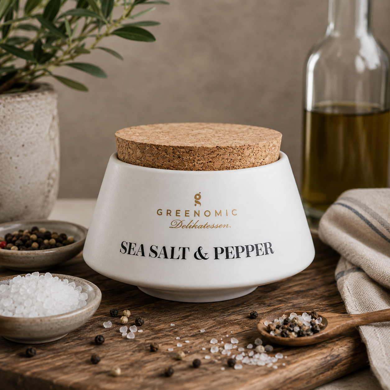 Sea Salt & Pepper - japansk krydderkrukke