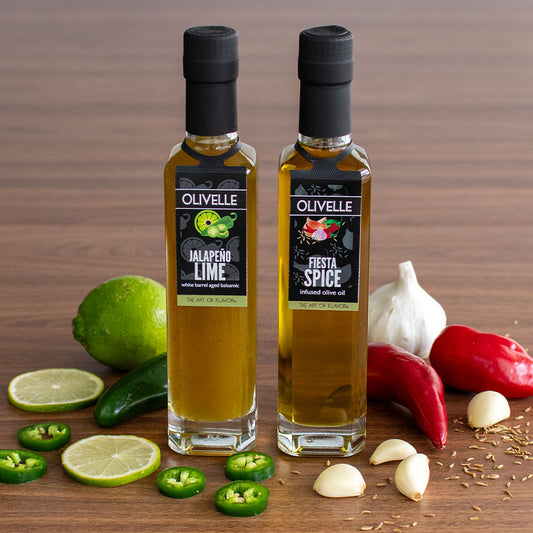 Perfekte Par: Jalapeño Lime Balsamico og Fiesta Spice
