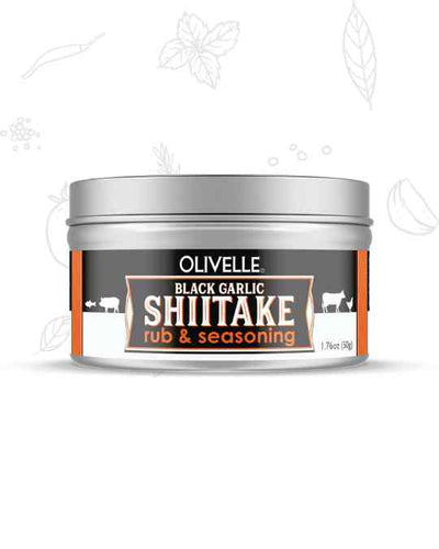 Black garlic shiitake Rub