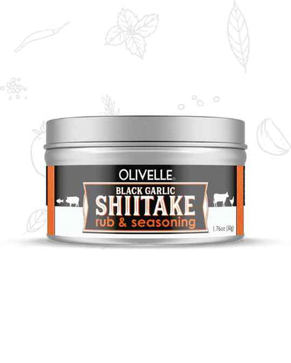 Black garlic shiitake Rub