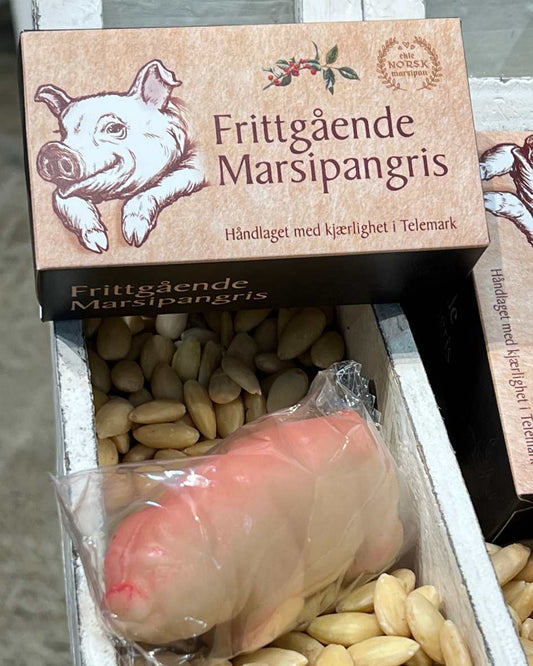 Frydas frittgående marsipangris 140g
