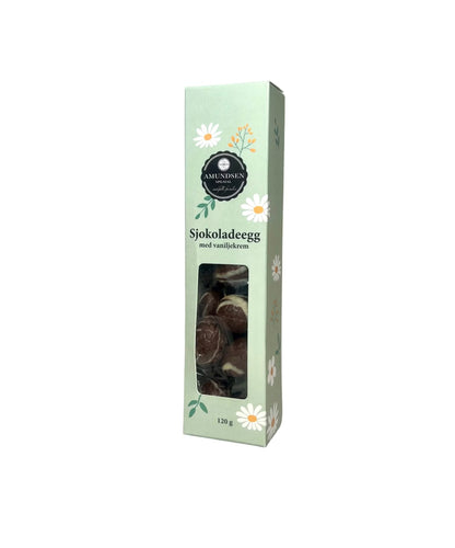 Sjokoladeegg med vaniljekrem 120 g