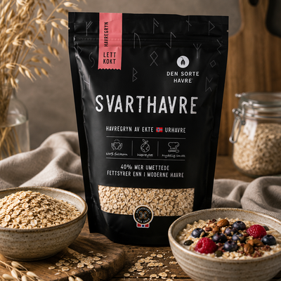 Lettkokt Svart Havre
