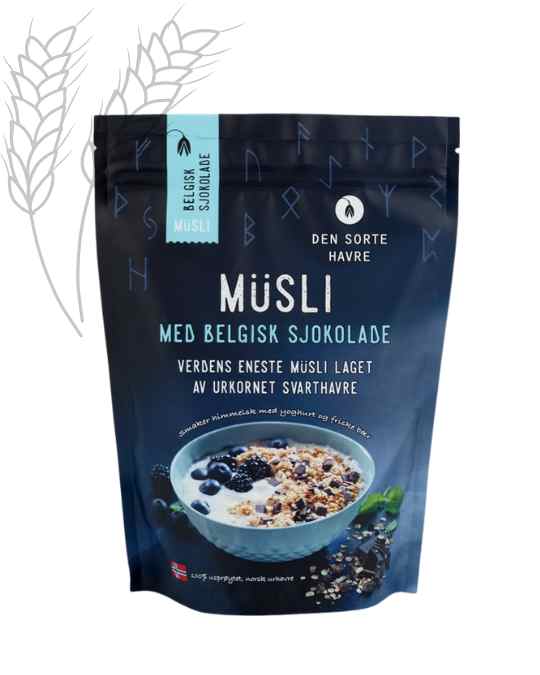 Belgisk sjokolade musli