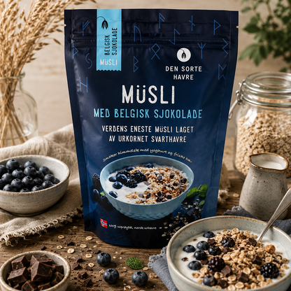 Belgisk sjokolade musli
