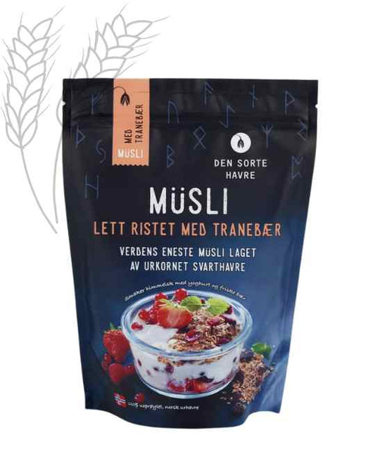 Tranebær musli