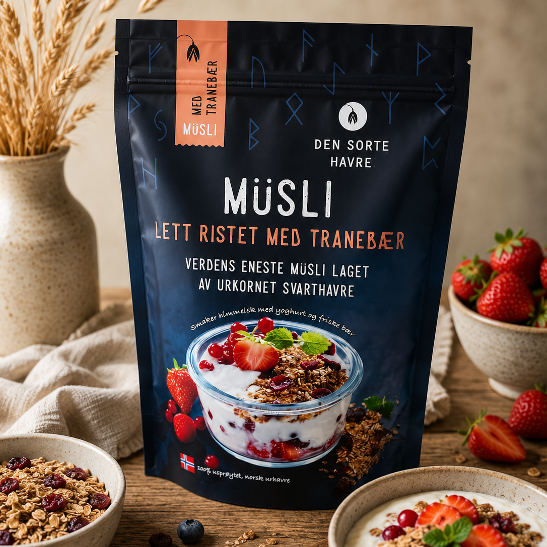 Tranebær musli